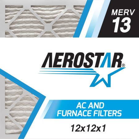 12x12x1 MERV 13 Pleated Air Filter 6-Pack N40499