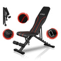 Adjustable Weight Bench 660lbs Capacity Foldable C542