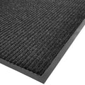 Charcoal Needle Rib Carpet Mat 4' x 6' Z57591