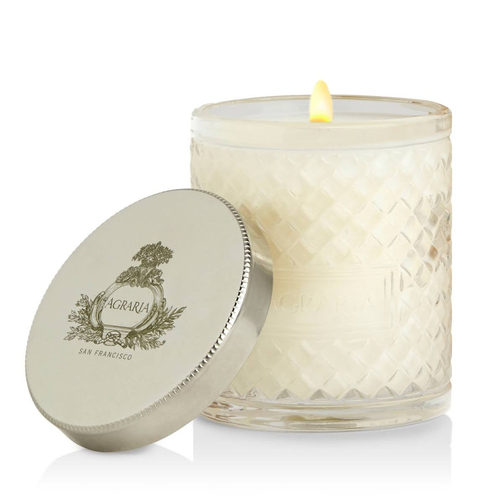 Mediterranean Jasmine Woven Crystal Candle 7 oz K3788