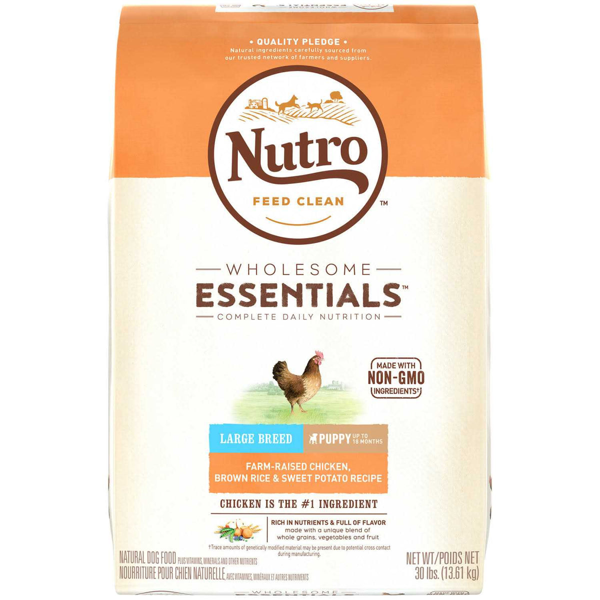 Chicken & Brown Rice Large Breed Puppy Dry Dog Food V670