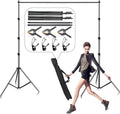 8.5 x 10 ft Heavy Duty Adjustable Backdrop Stand with Carry Bag K6653
