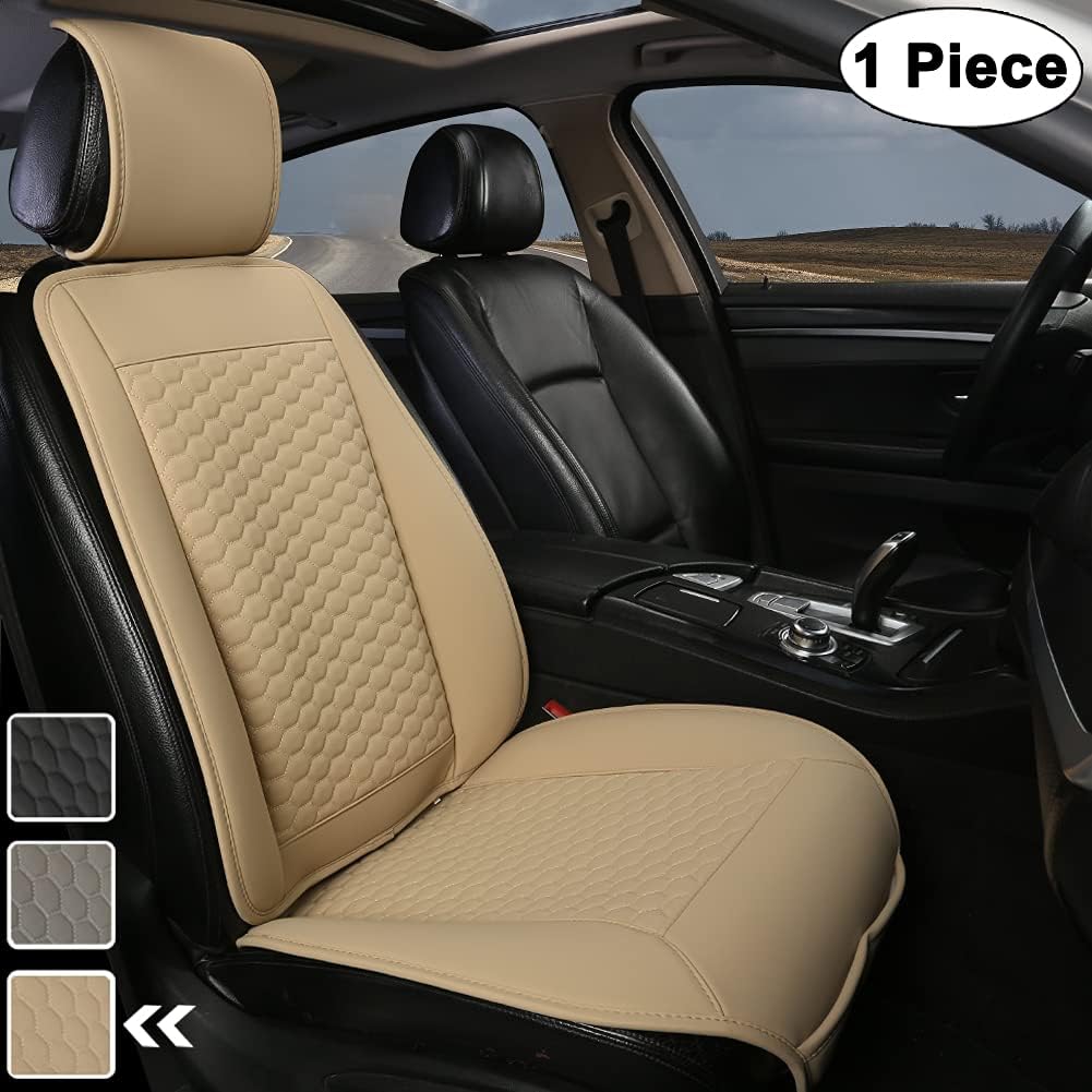 Black Car Seat Cover with Lumbar Support and Headrest Cover U717