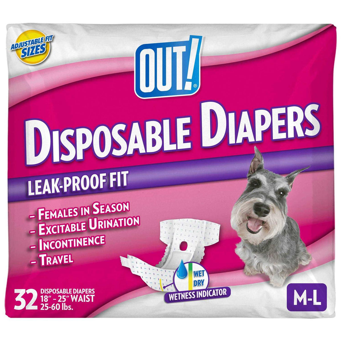 Disposable Female Dog Diapers Y37836