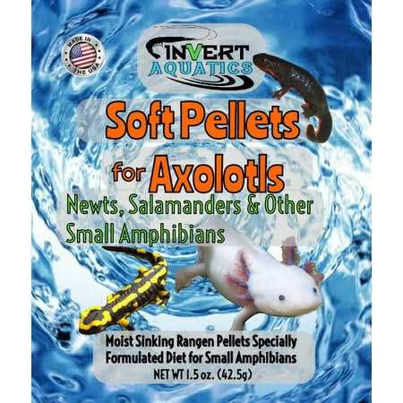 Soft Pellets for Axolotls Moist Sinking Diet U272683