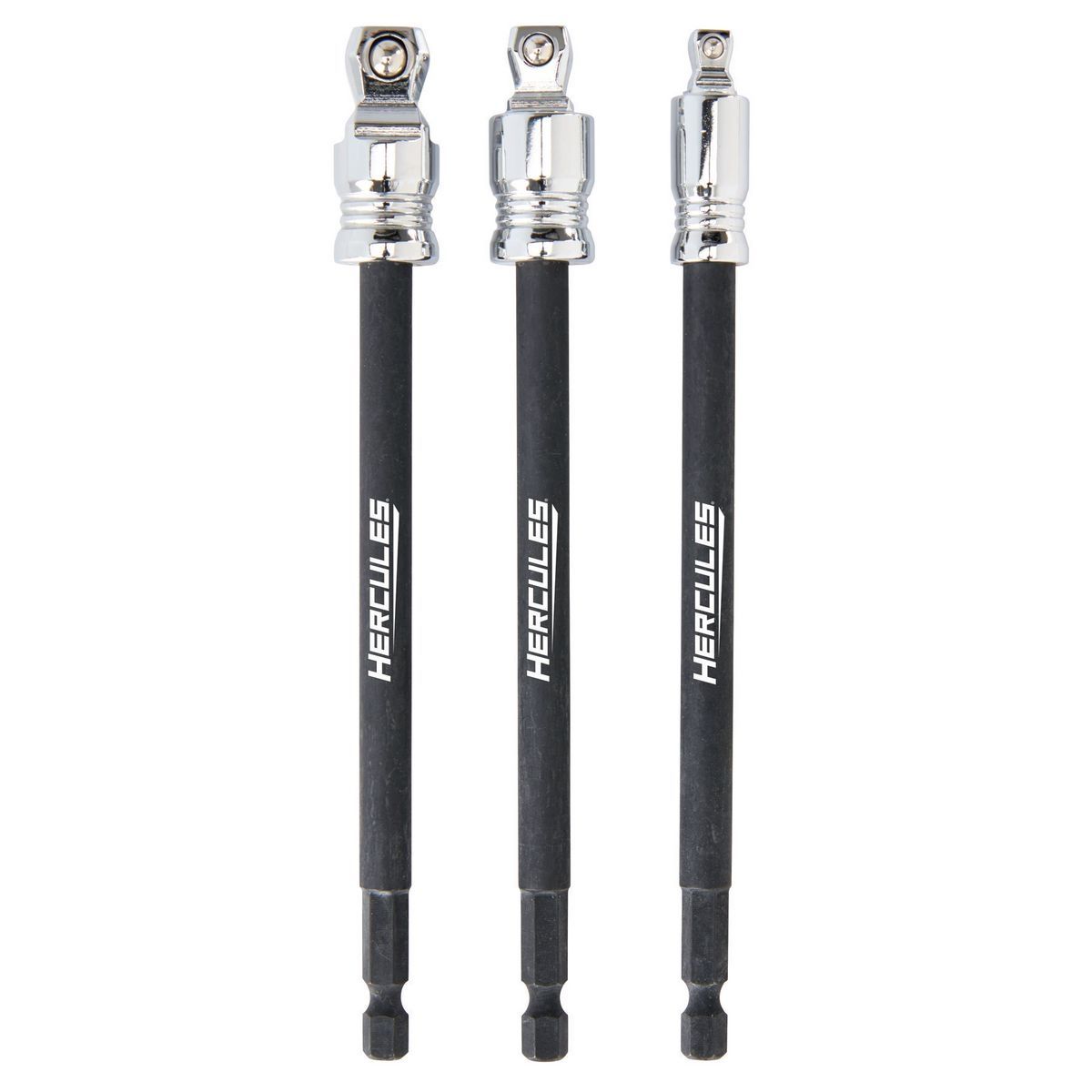 6 in. Impact-Rated Wobble Socket Adapter Set, 3-Piece H7077