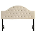 Queen Headboard White V9136
