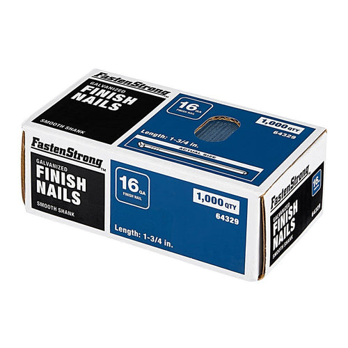 1-3/4 in. 16 GA Galvanized Finish Nails, 1000 Piece H1933