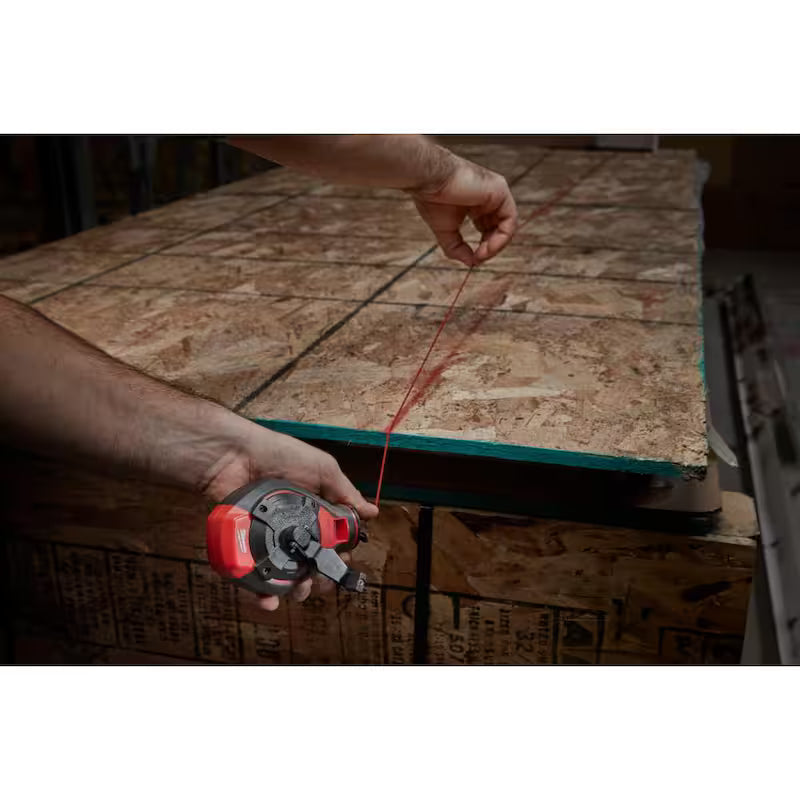 100 ft. Chalk Reel Kit with Red Chalk A34154