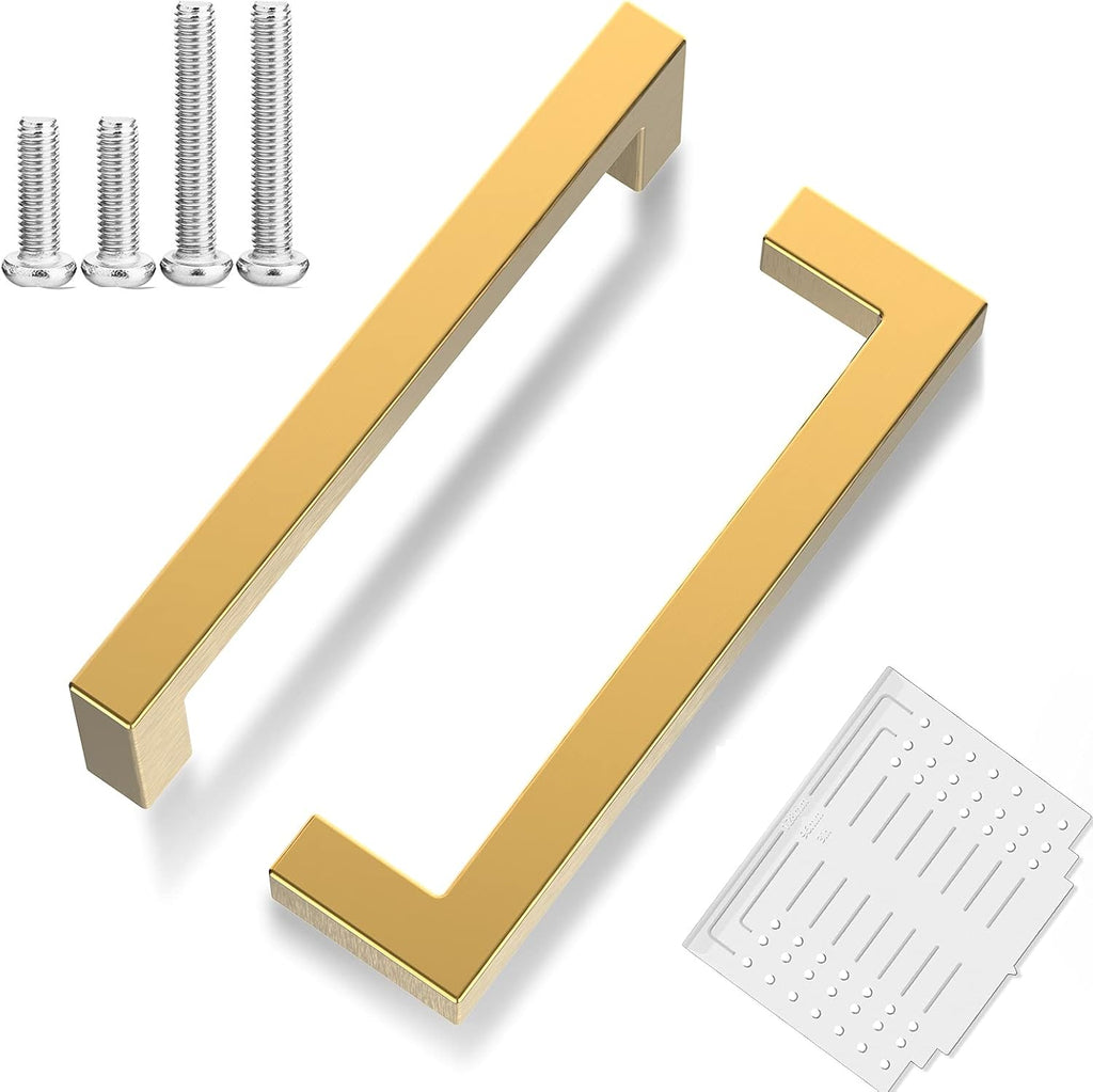 25 Pack 5 Inch Brushed Brass Cabinet Pulls P731