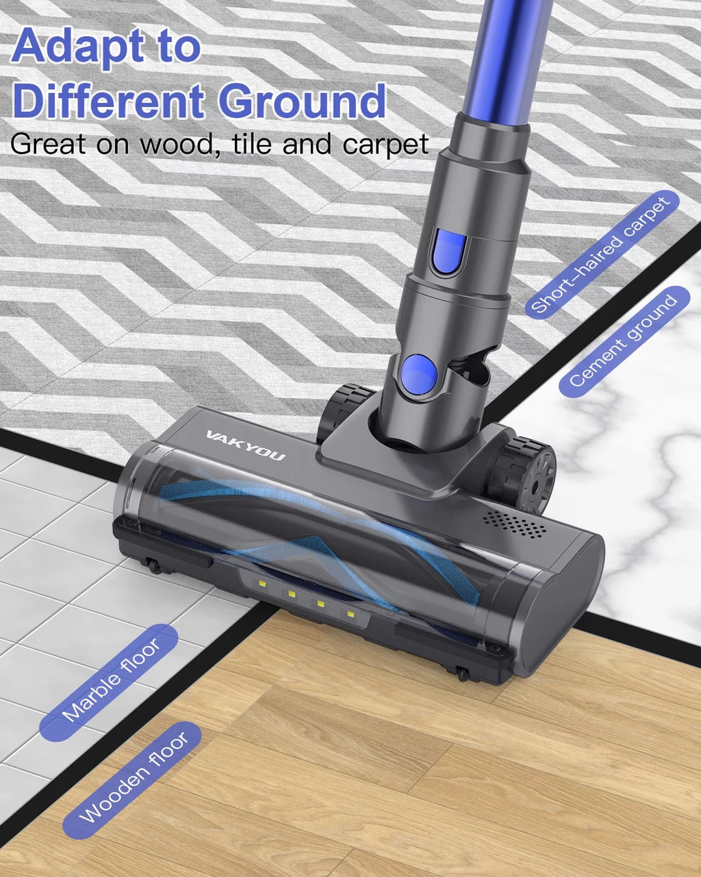 Cordless Stick Vacuum 450W 33Kpa 55mins E78772