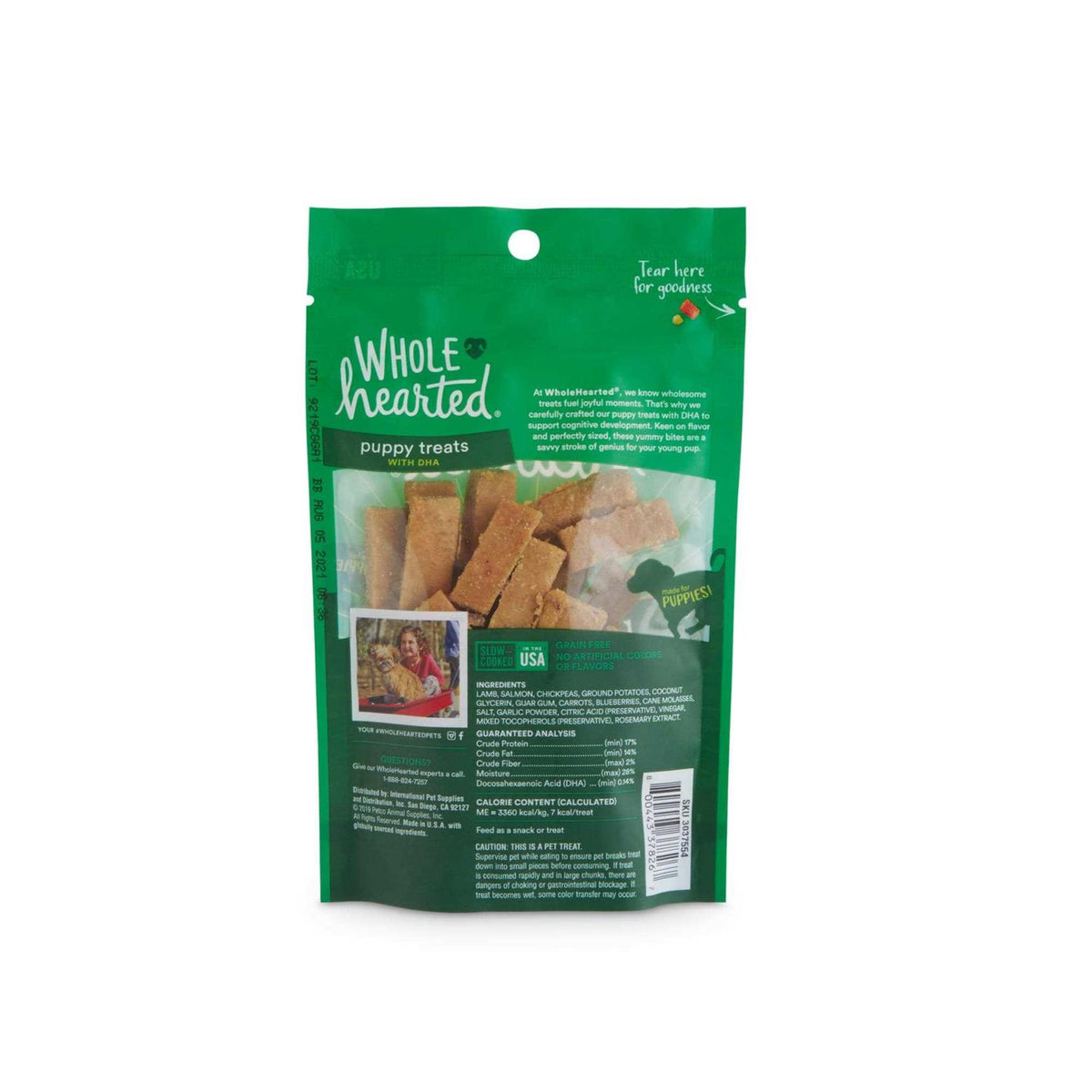Lamb & Salmon Flavor Puppy Treats with DHA I305136