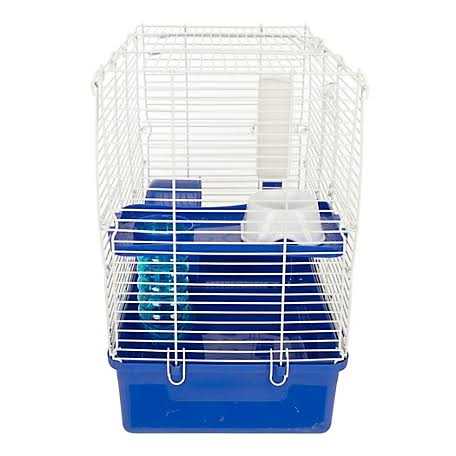 Blue 2 Story Hamster Cage X37100