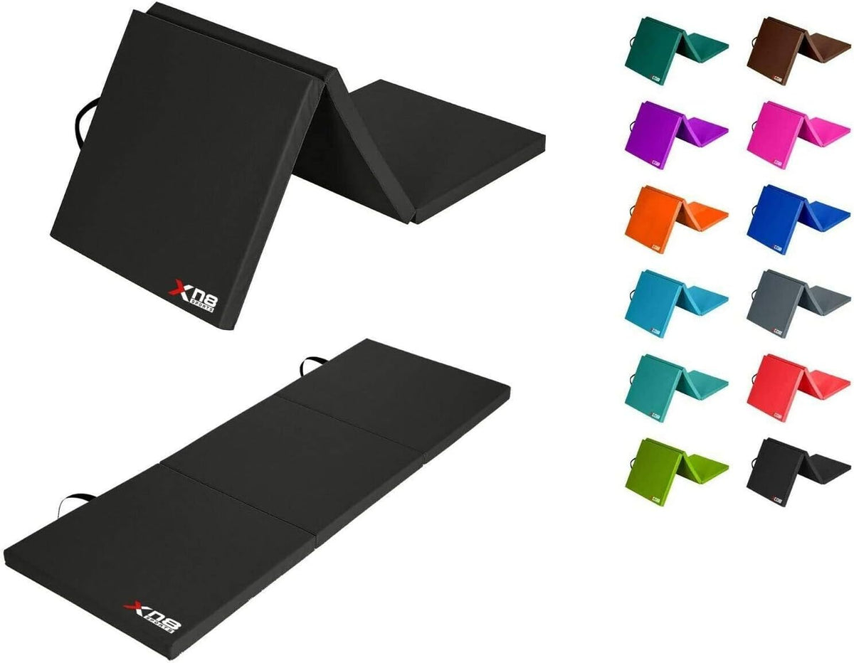 Tri-Fold Folding 2.4 Thick Exercise Mat with Carrying Handles L811