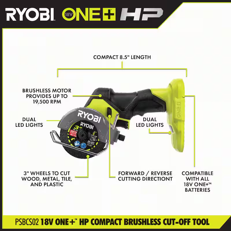 18V Brushless Cordless Compact Cut-Off Tool E1924