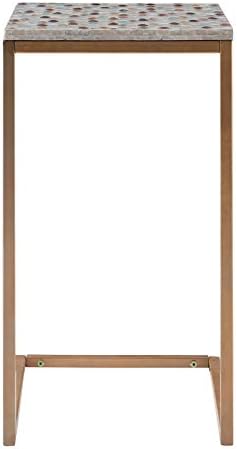 Gold Metal Accent C Table S6341