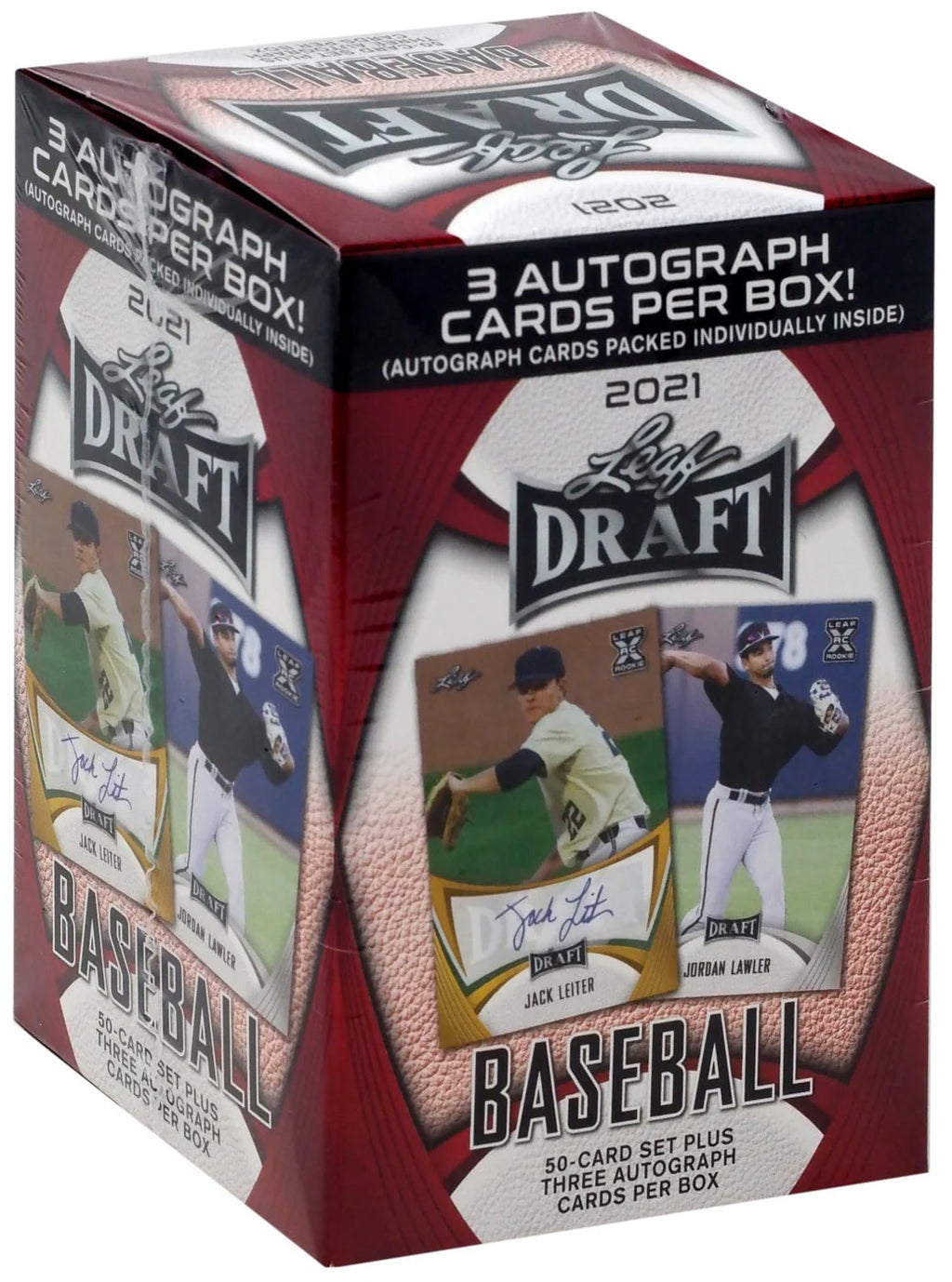 2021 Leaf Draft Baseball Trading Card Hobby Blaster Box I664