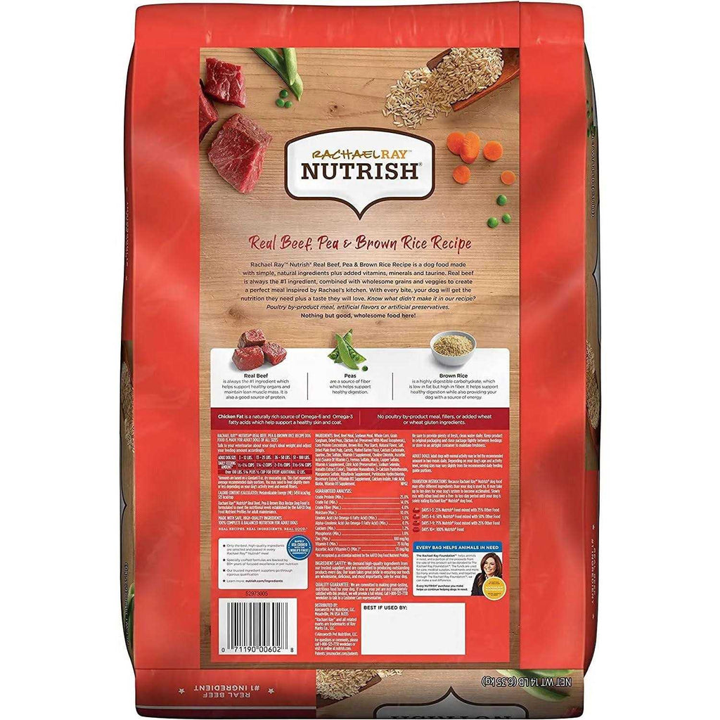 Real Beef Pea & Brown Rice Dry Dog Food J2471