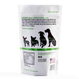 Ground Wild Elk and Deer Antler Powder for Dogs J9595