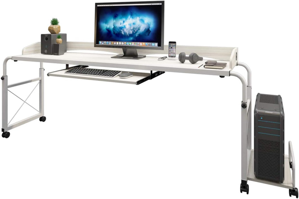 Adjustable Overbed Table with Wheels V997