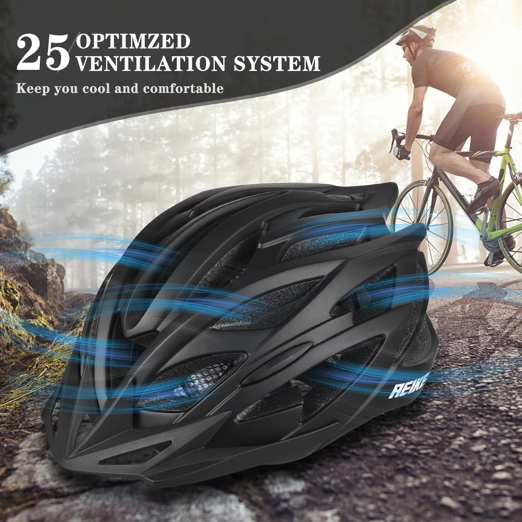 Lightweight Bicycle Helmet with LED Light Q58904