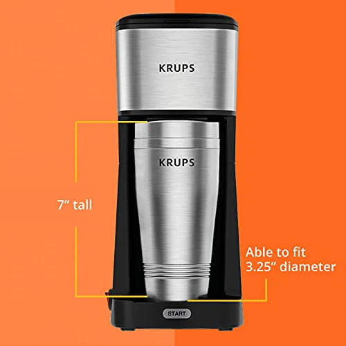 12oz Single Serve Coffee Maker with Travel Tumbler Q71725