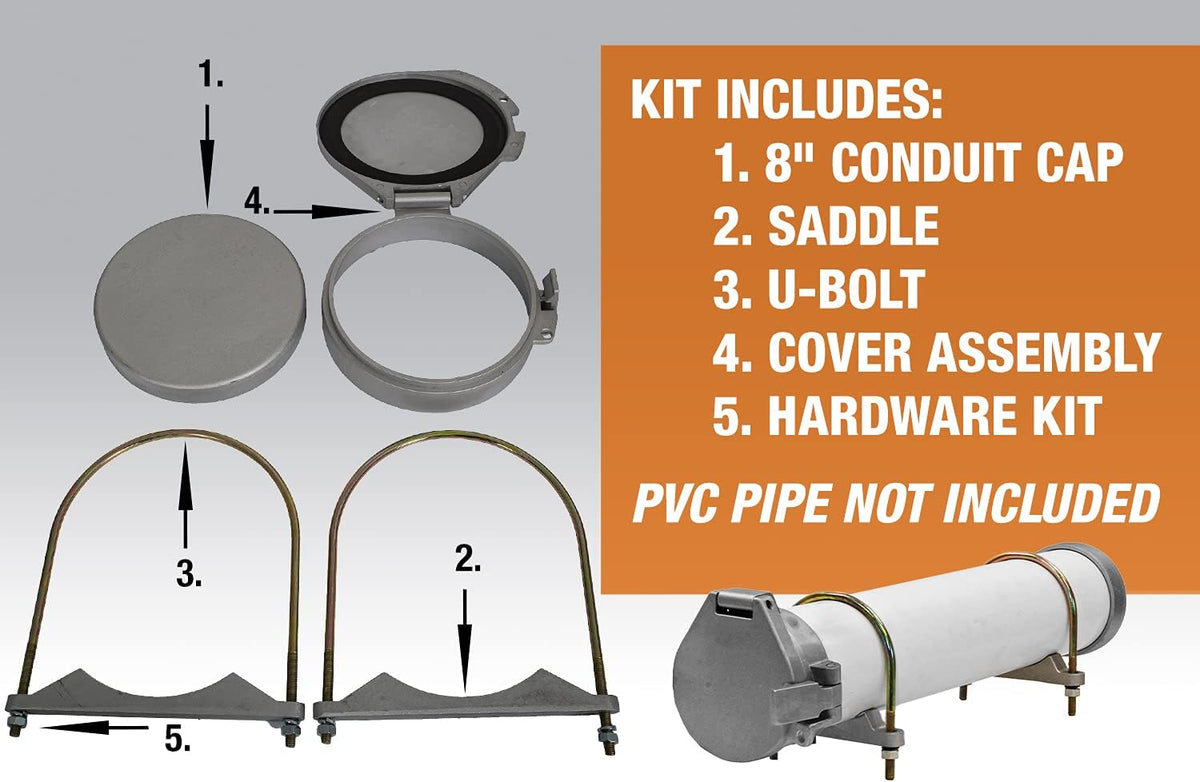 PVC Conduit Carrier Kit 8 Inch Diameter E799508
