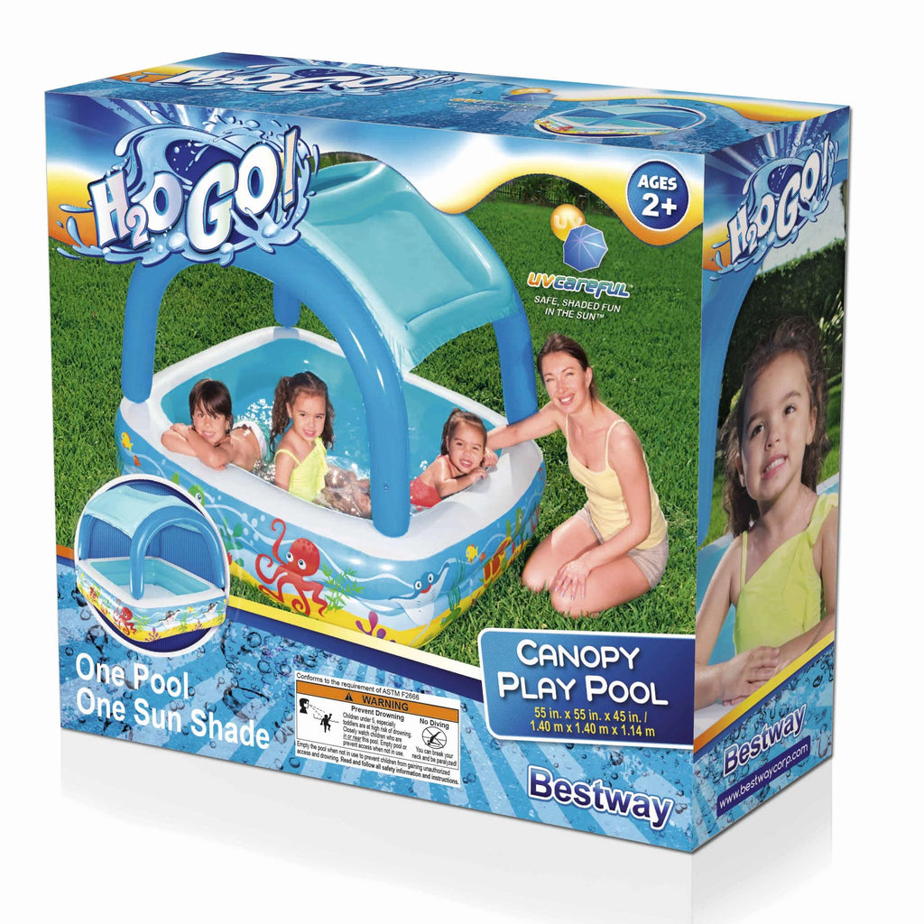 55 x 55 Inflatable Square Kiddie Pool Q412273