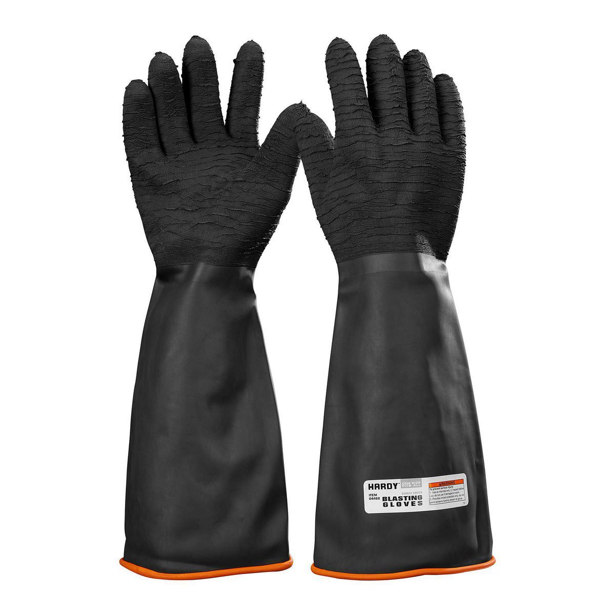 Long-Cuff Rubber-Coated Blasting Gloves I9856