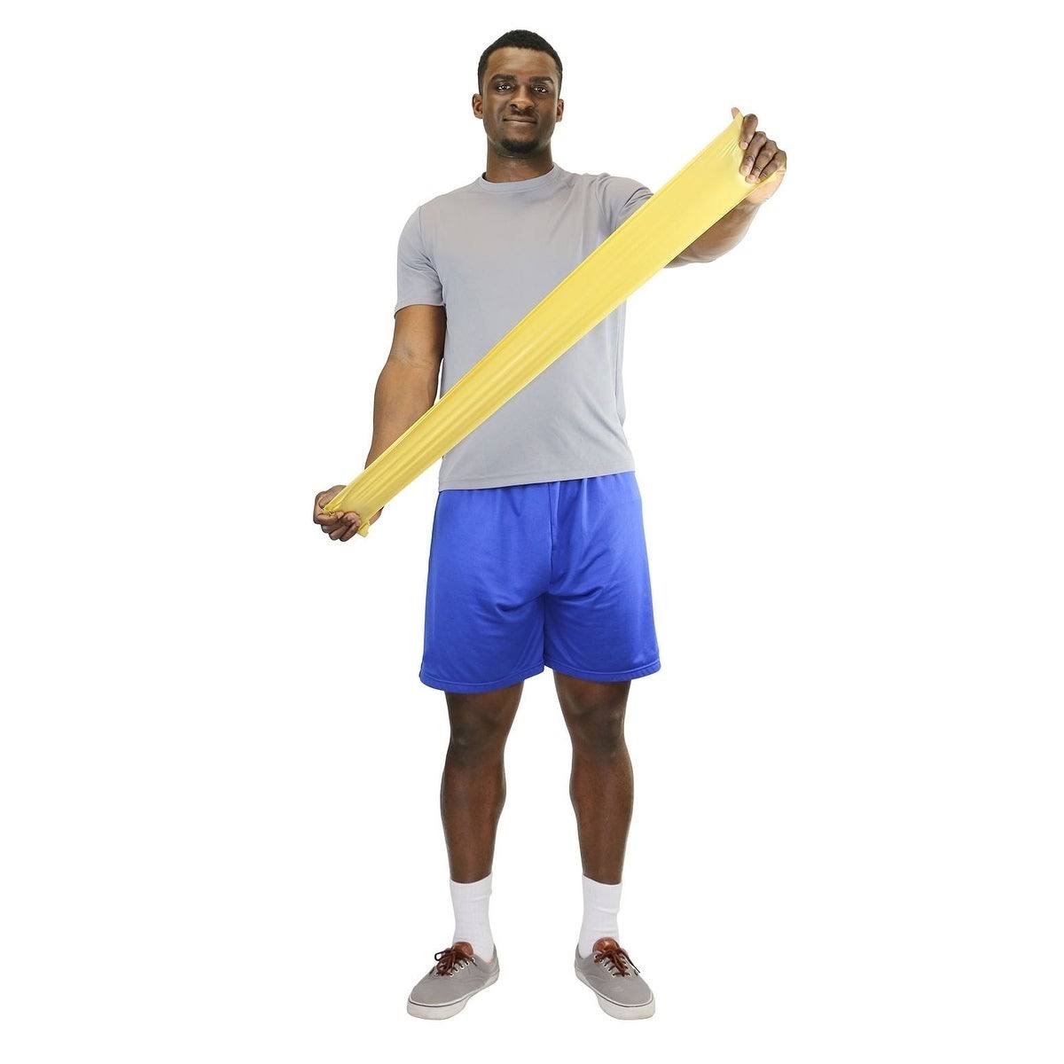 Latex Free Exercise Band Box of 30 Tan XX-Light D7883