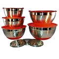 5-Piece Stainless-Steel Mixing Bowl Set with Lids H807