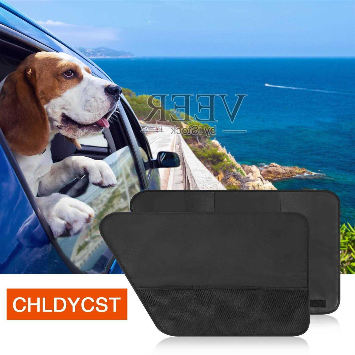 2 Pack Waterproof Pet Car Door Cover Protector M751
