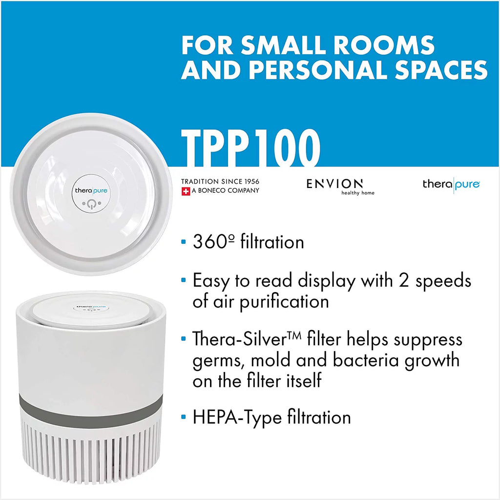 White Air Purifier with 2 Fan Speeds L405