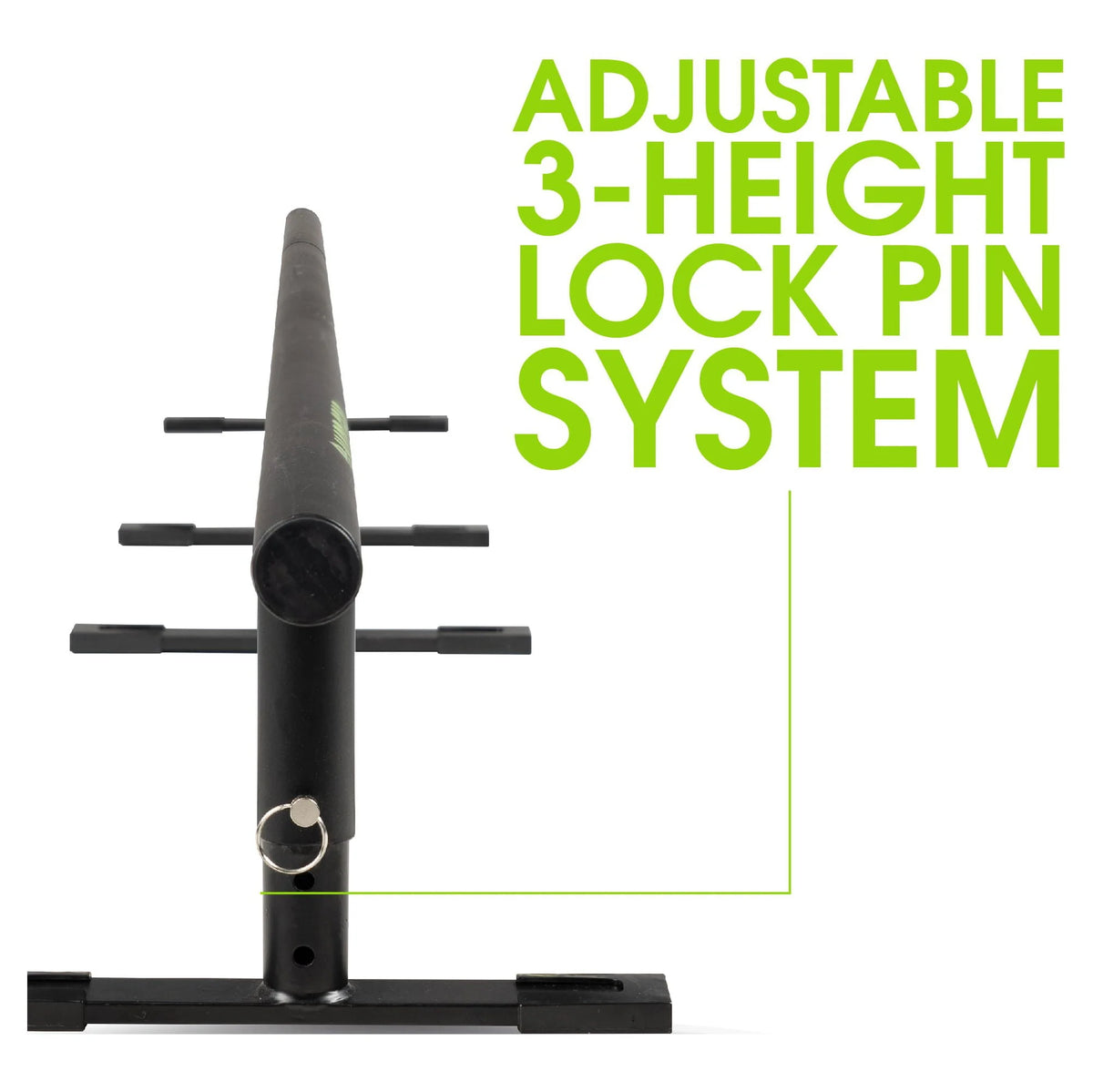 55 Long 3-Step Adjustable Height Skate Rail P6151