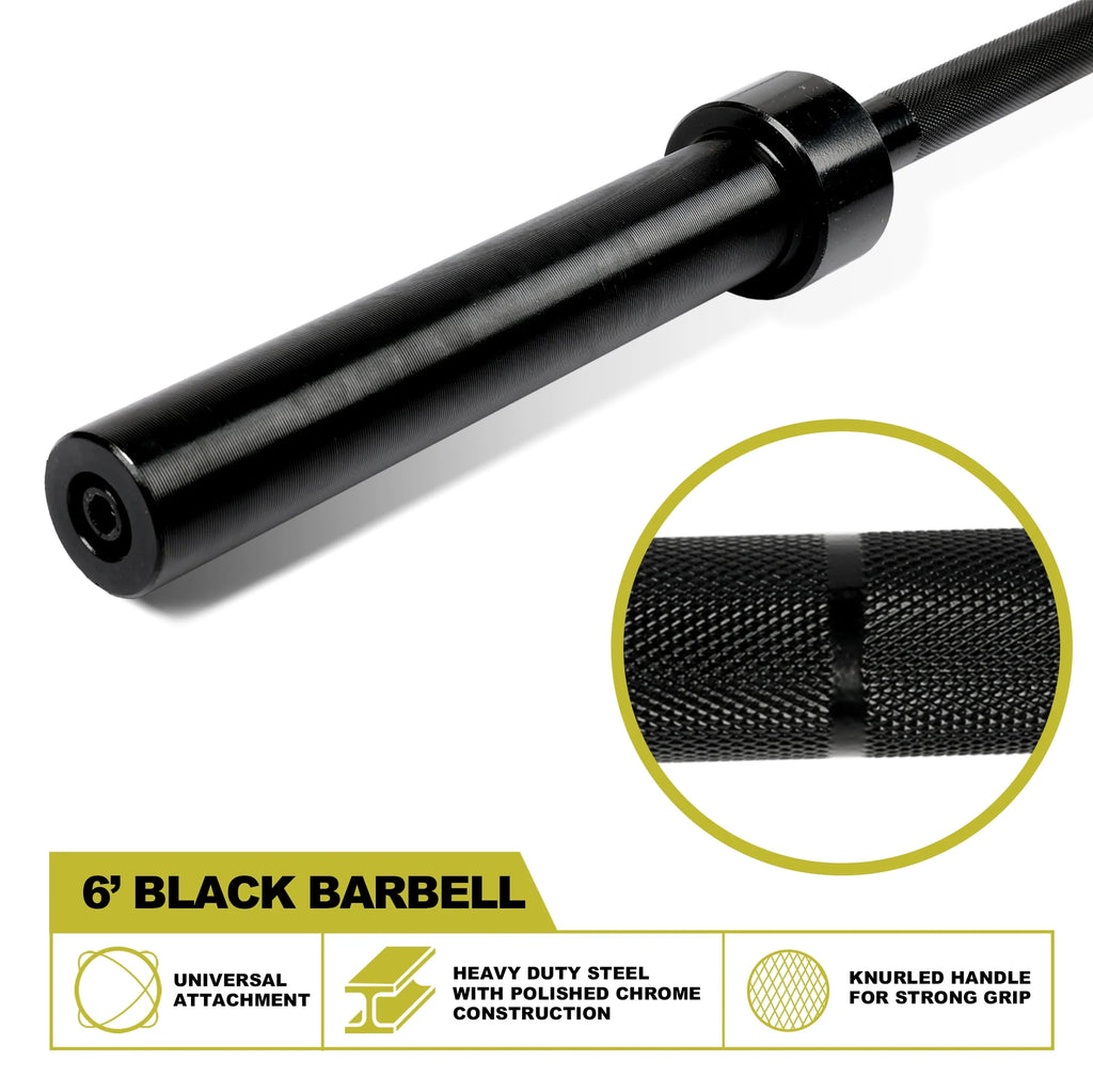 2-Inch Olympic Barbell Weight Bar 7ft 700-Pound Capacity M3875