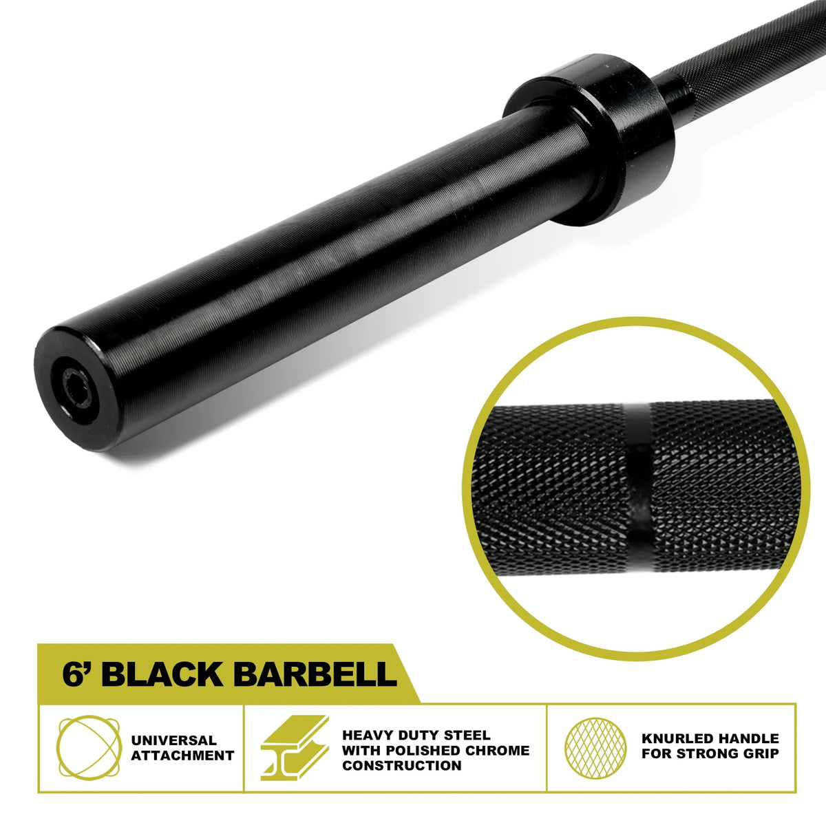 2-Inch Olympic Barbell Weight Bar 7ft 700-Pound Capacity M3875