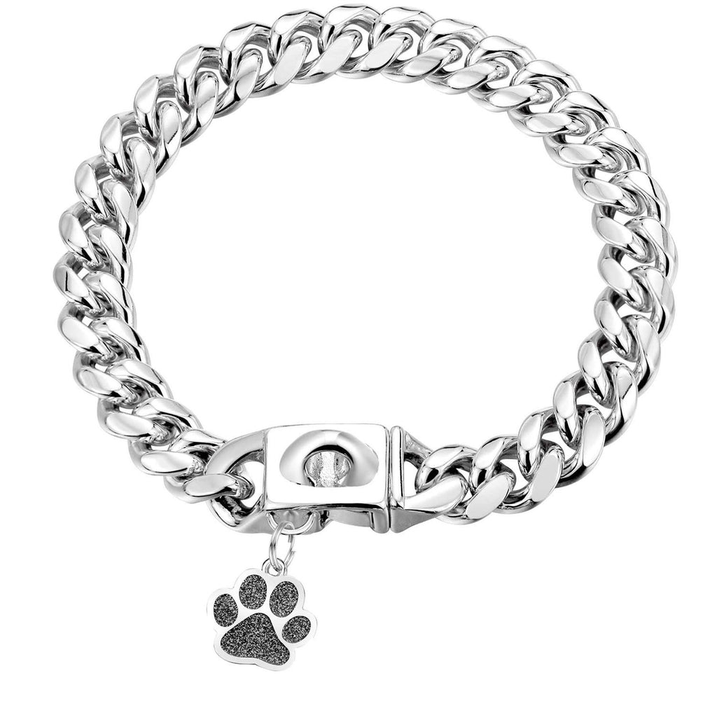 Gold Chain Cuban Link Stainless Steel Dog Collar D837