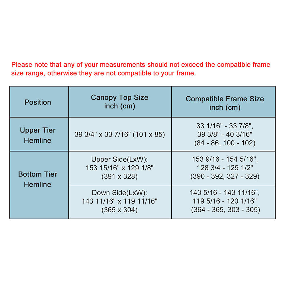 2-Tier 12x10 Gazebo Canopy Top Replacement Brown S30205