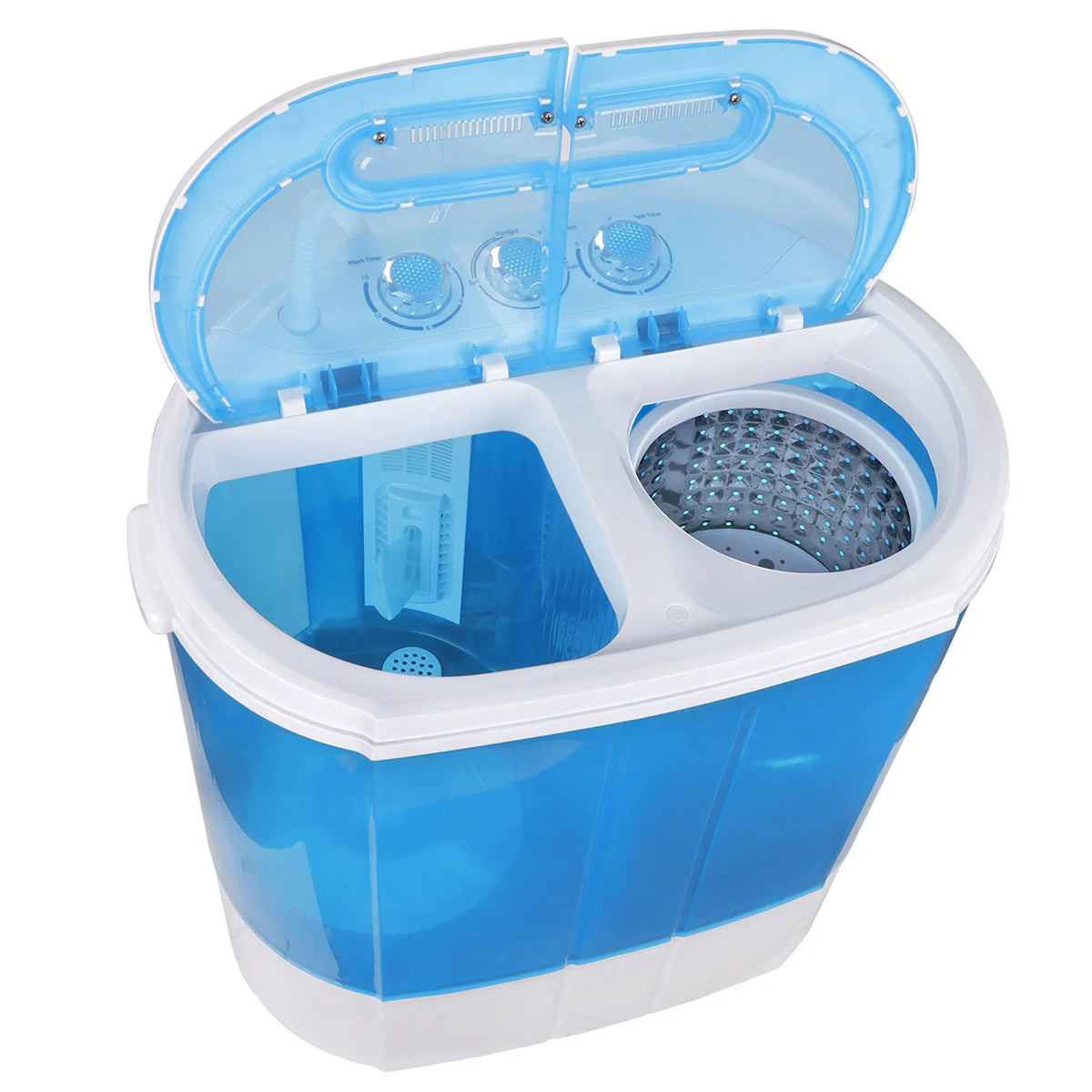 Portable Compact 10lbs Washer Blue White J5135