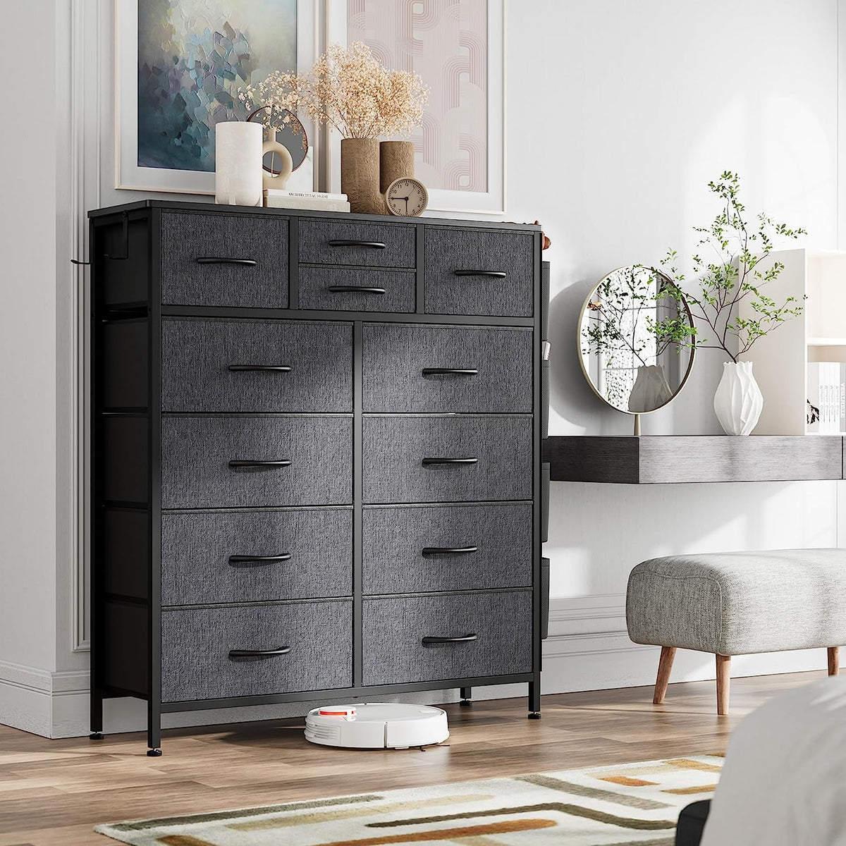 12 Drawer Fabric Dresser G90418