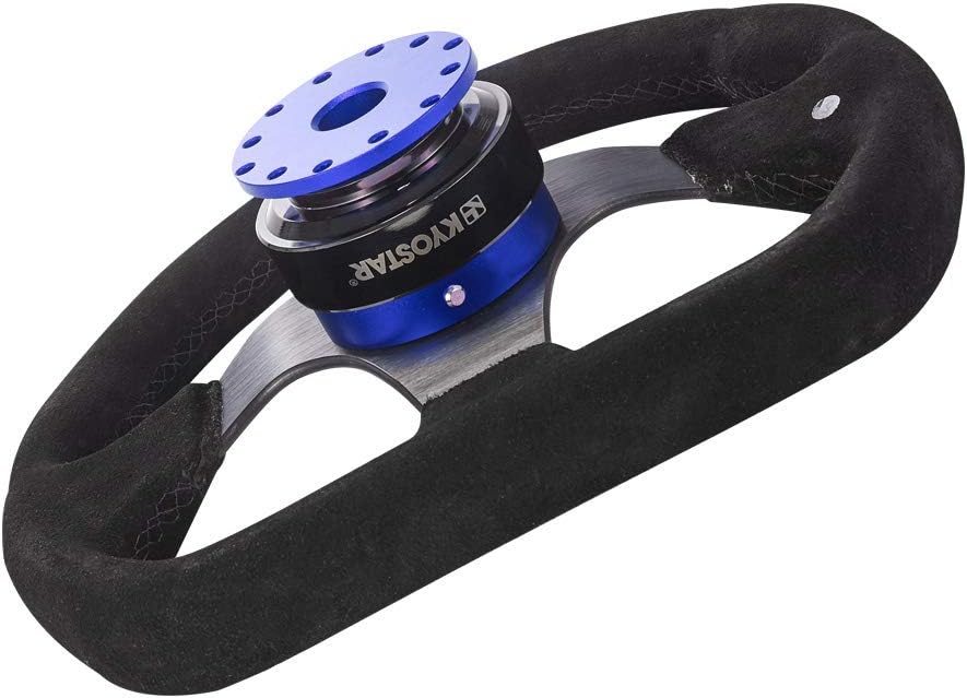 Steering Wheel Quick Release Hub Adapter with Carbon Fiber Ring H83288