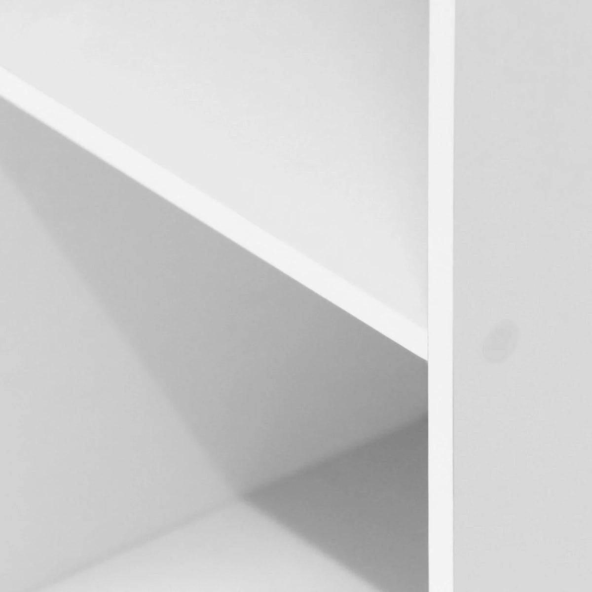 White Pink 3-Tier Engineered Wood Bookcase J903