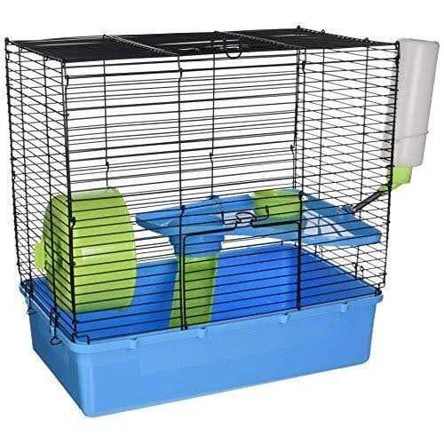 Blue 2 Story Hamster Cage X37100