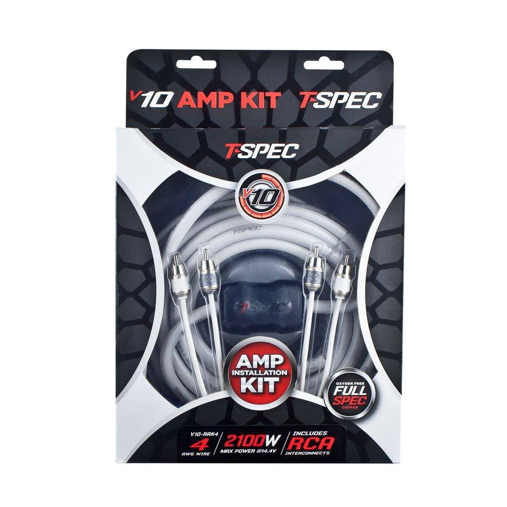 4 AWG Amp Kit with RCA Cables P82000