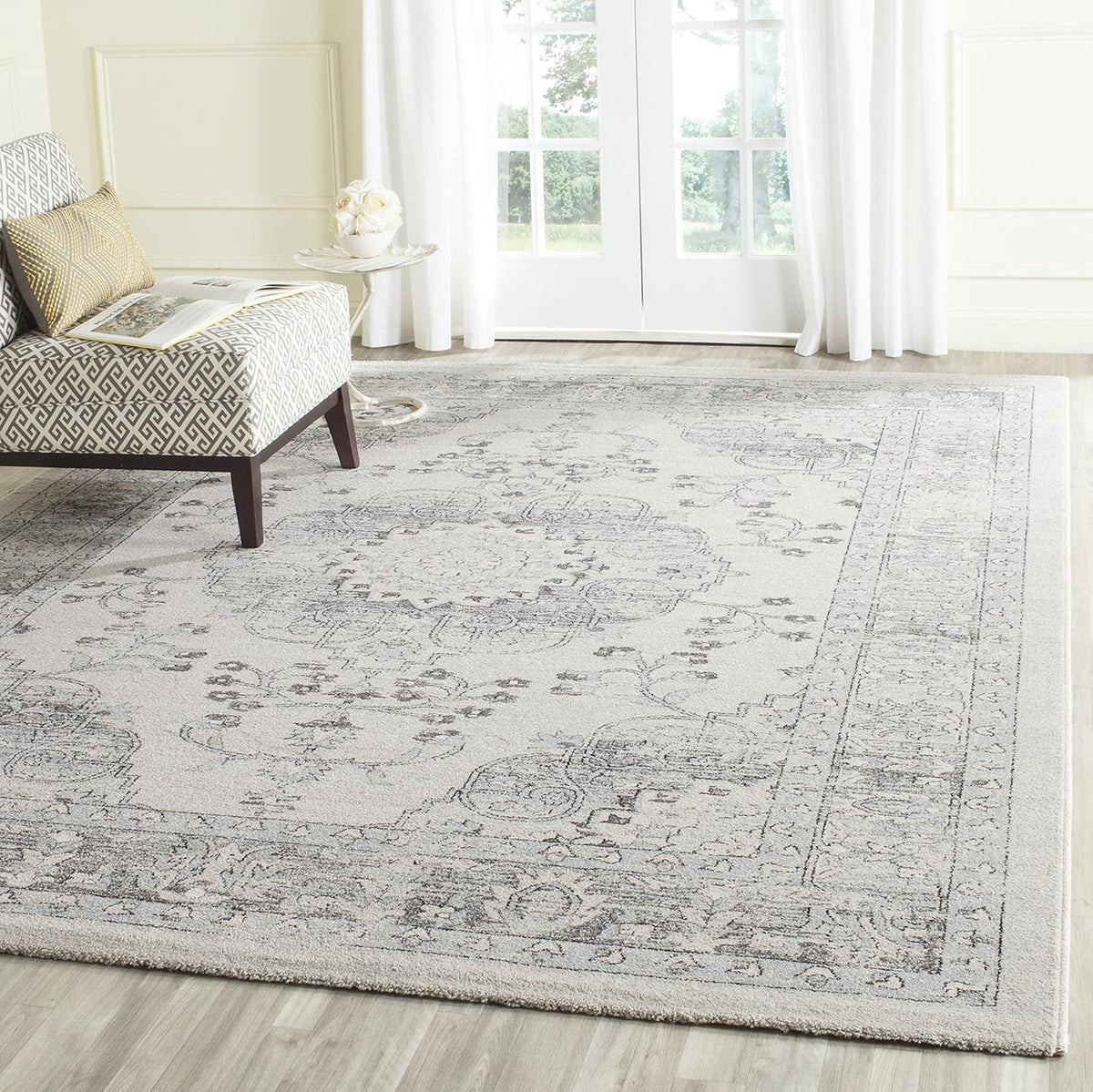 Beige Blue 2' x 8' Oriental Runner Z774