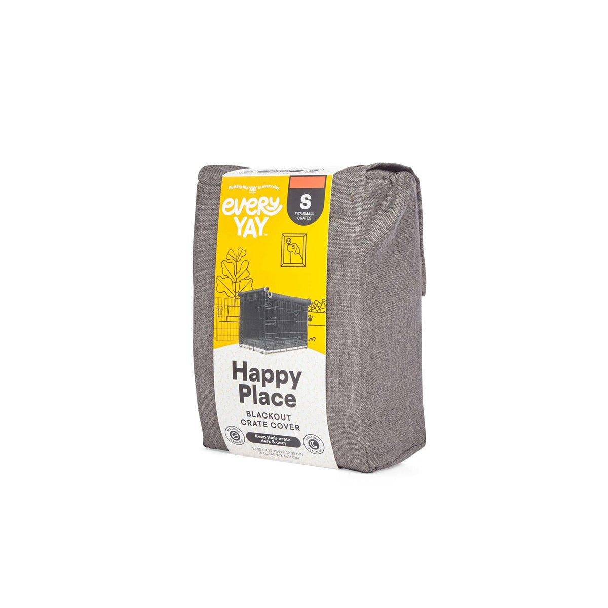 Grey Dog Crate Cover K326