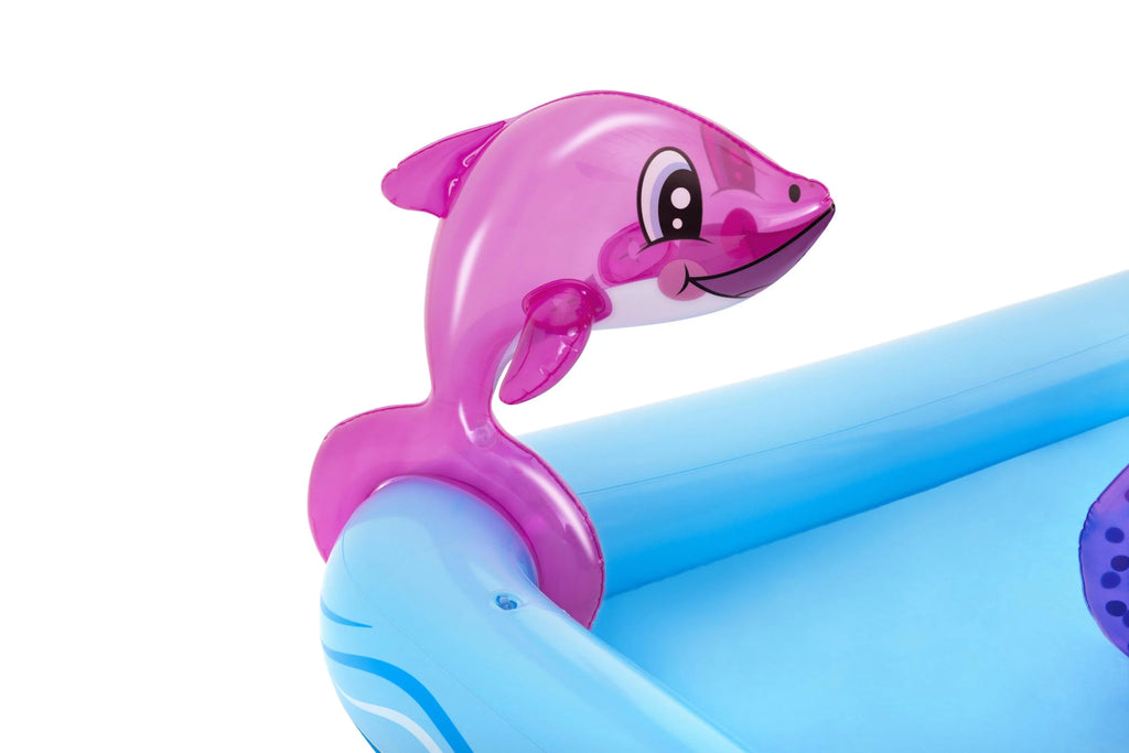 Multicolor Inflatable Kids Water Play Center with Slide P8205