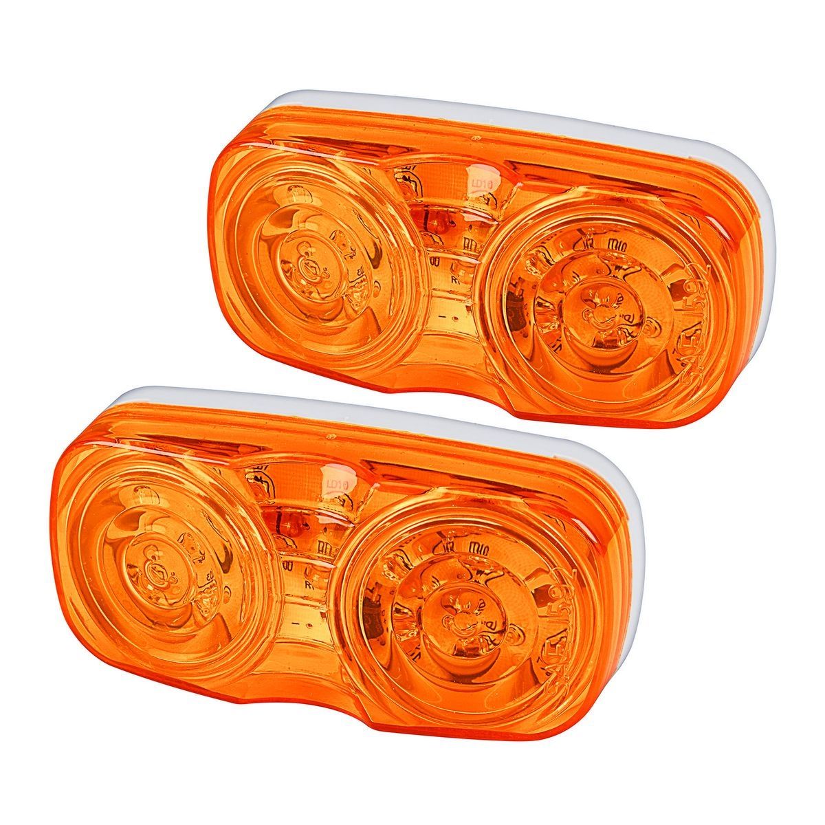 Amber LED Clearance Marker Lamps, 2 Pack O631665