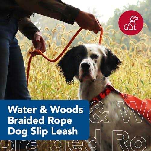 Braided Rope Dog Slip Leash F826079