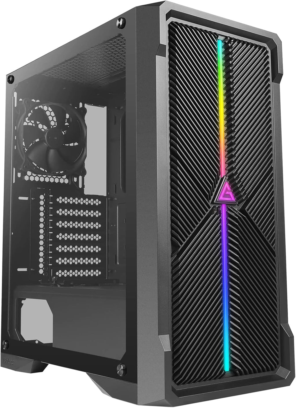 Mid-Tower ATX Gaming Case with Tempered Glass Side Panel E505